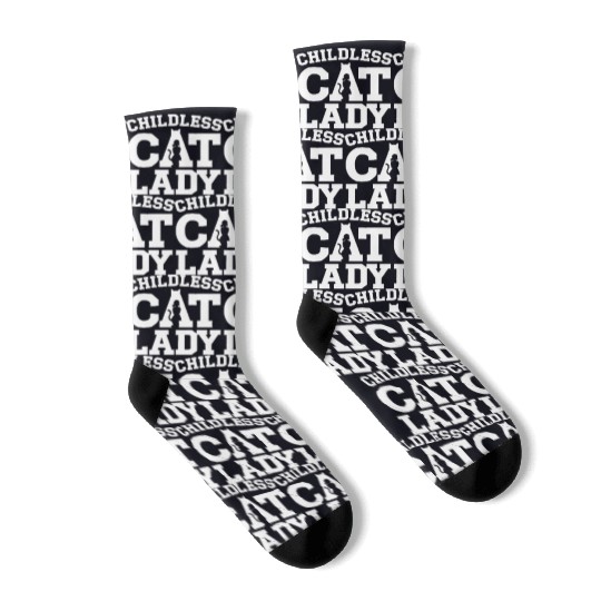 Childless Cat lady Kamala Harris Socks