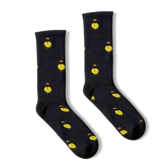 Fireflies Firefly Lightning Bug Insect Collector Socks