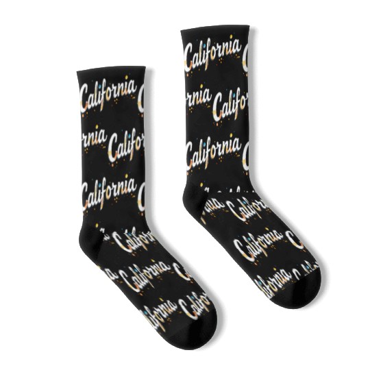 California Golden State gift Socks