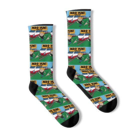 Mike Hunt Running Train Socks