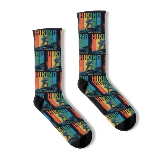 Hiking Adventure Wild Nature for a Hiker Socks