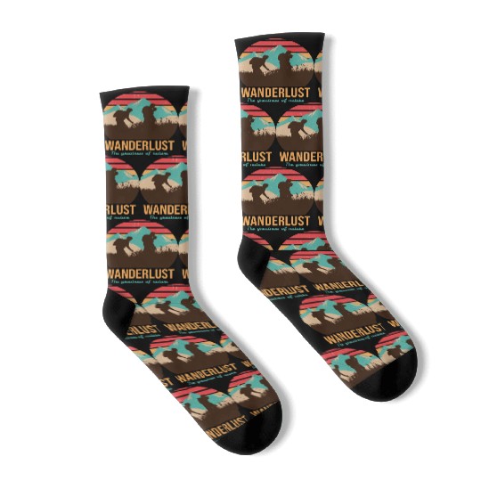 WANDERLUST The greatness of nature Socks