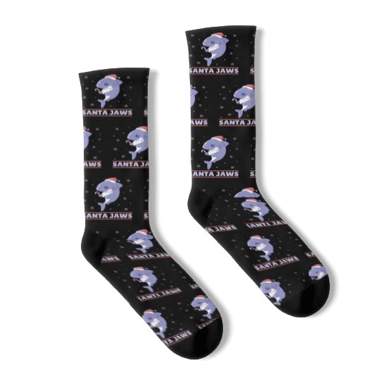 Santa Jaws Socks