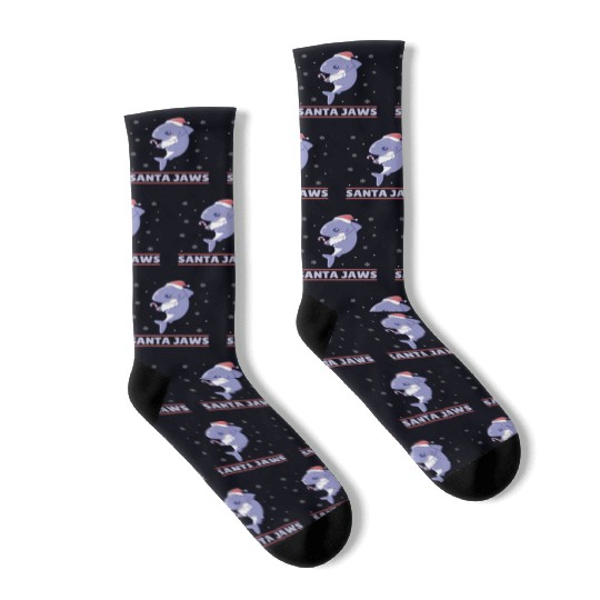 Santa Jaws Socks