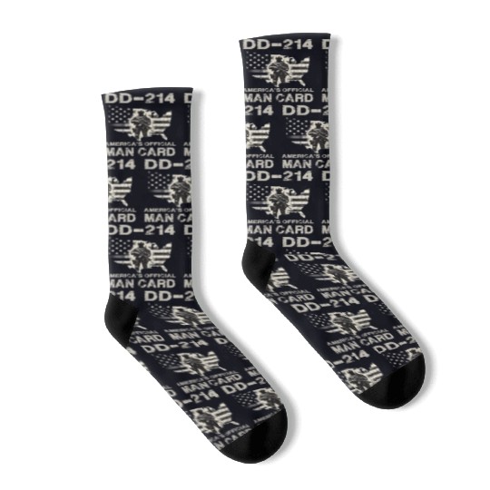 DD 214 America s Official Man Card Socks