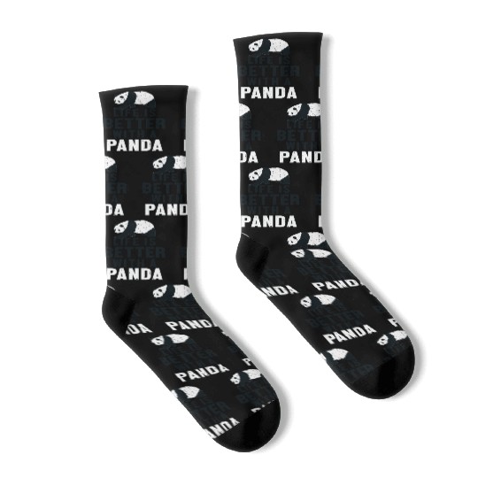 Life is Better with a Panda Panda Bear Friend Socks