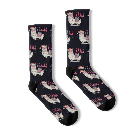 Christmas Llamas, Fa La La Llama Socks