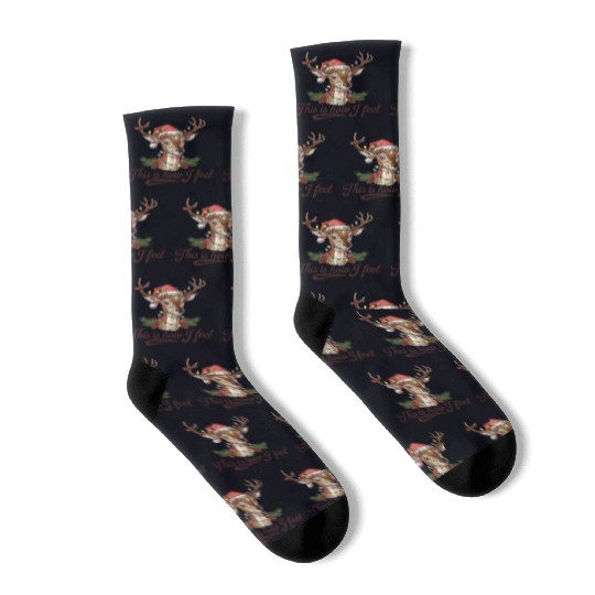 Christmas Animal, Cute Christmas Socks