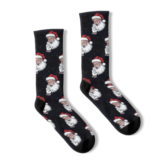 Santa Claus Christmas, Merry Christmas Socks