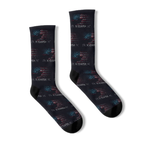 Elk Hunting Elkaholic Hunters Socks
