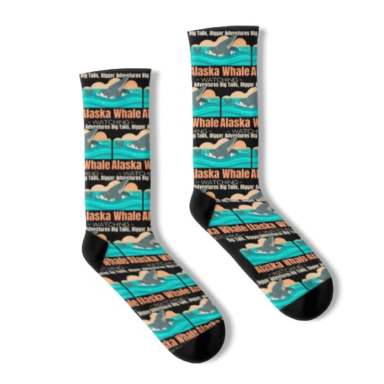 Big Tails, Bigger Adventures – Whale Watching Socks