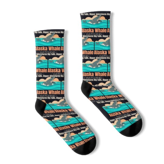 Big Tails, Bigger Adventures – Whale Watching Socks