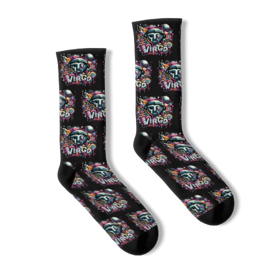 planet virgo robo Socks