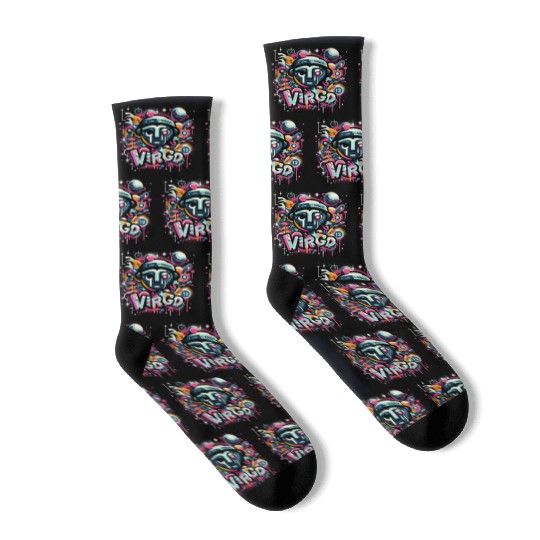 planet virgo robo Socks