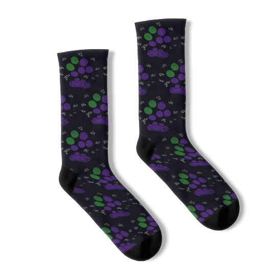 AroAce Cat Paw Prints Socks