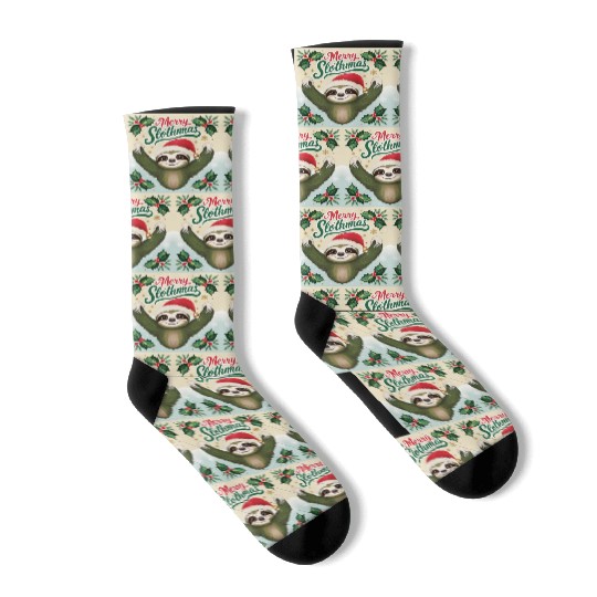 Merry Sloath christmas Socks