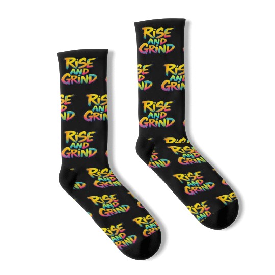 Rise And Grind Socks
