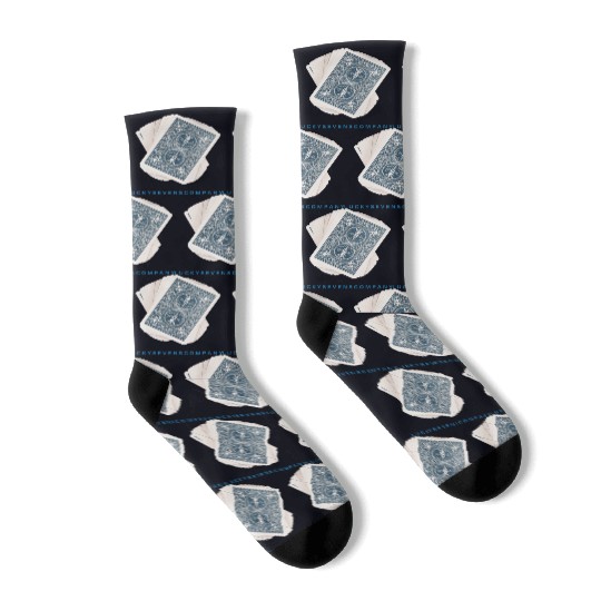 Blue Deck Design Socks