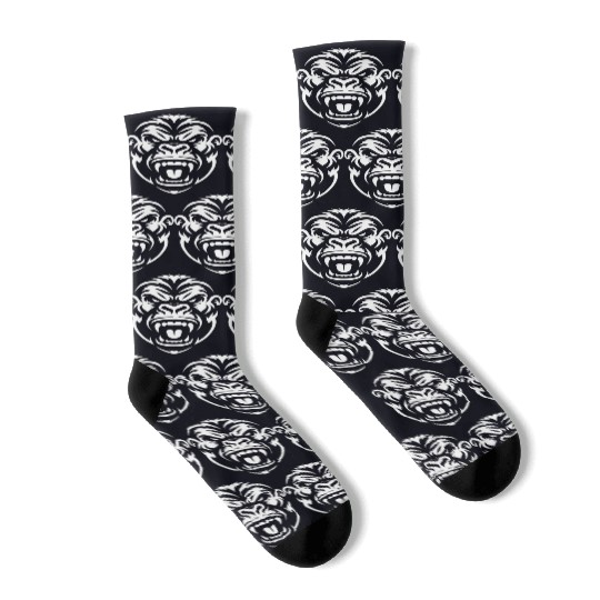 Angry Monkey Socks