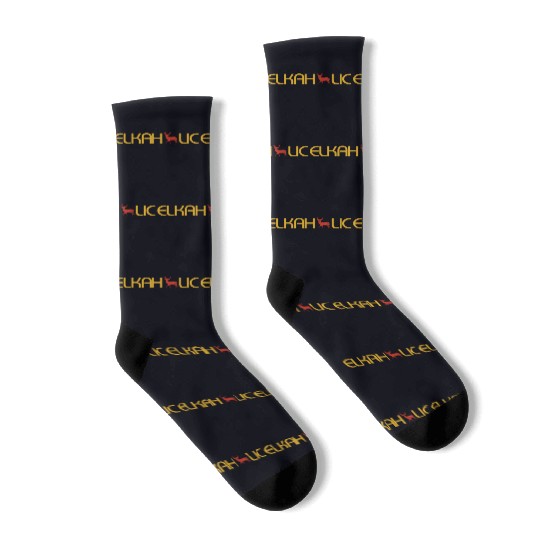 Elk Hunting Elkaholic Hunters Socks