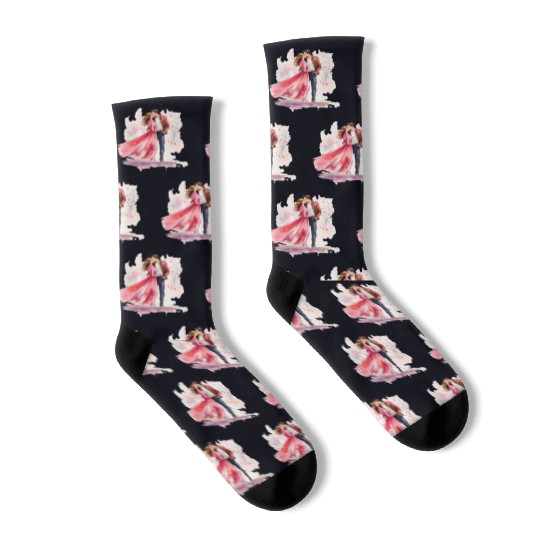 Valentines Day, Valentine Retro Socks