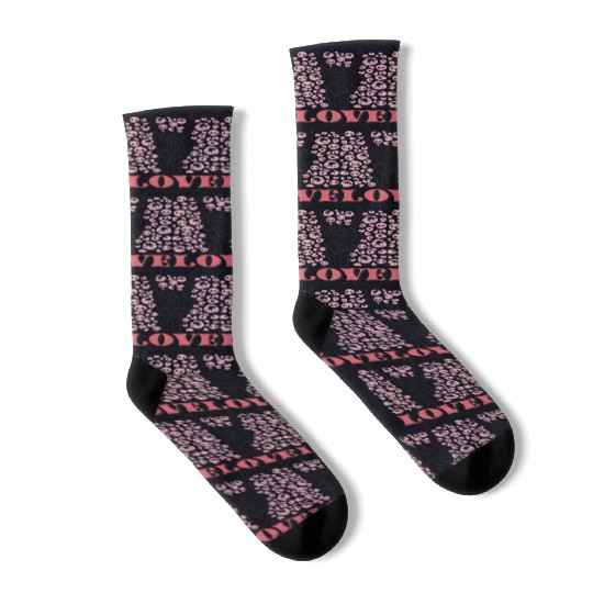 Valentines Day, Valentine Retro Socks