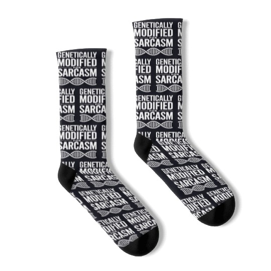Sarcastic Genealogy DNA Test Genetics Biologist Socks