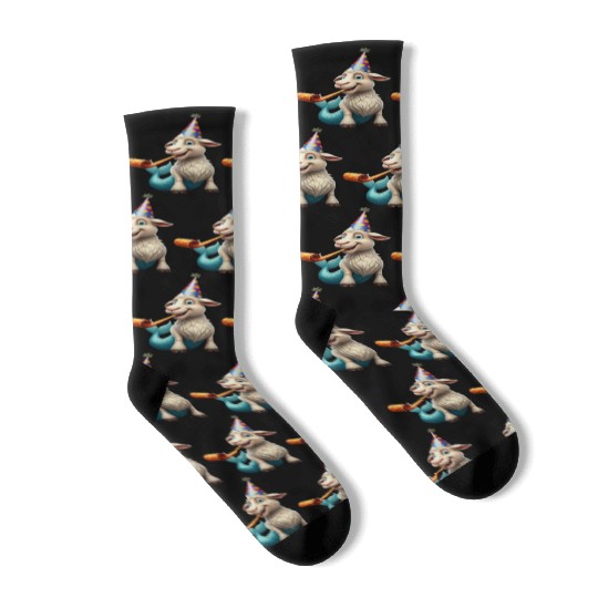 Party Animal Capricorn Socks