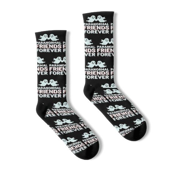 Paranormal Comedy Funny Ghost Humor Lighthearted Socks