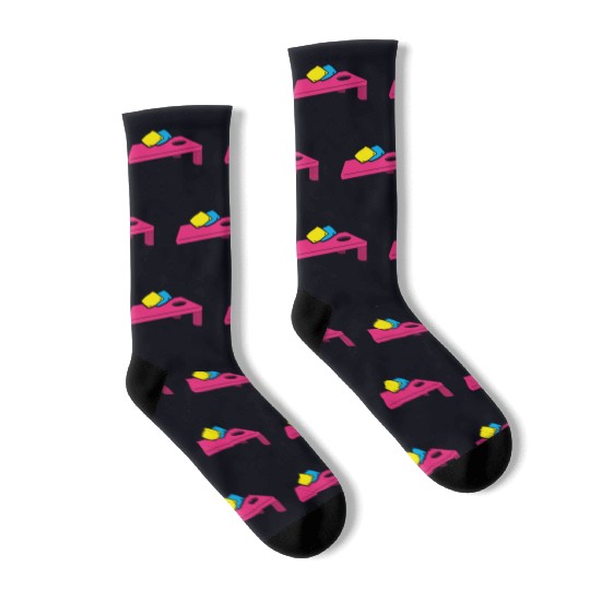 Step Back I'm A Cornhole Champion Socks