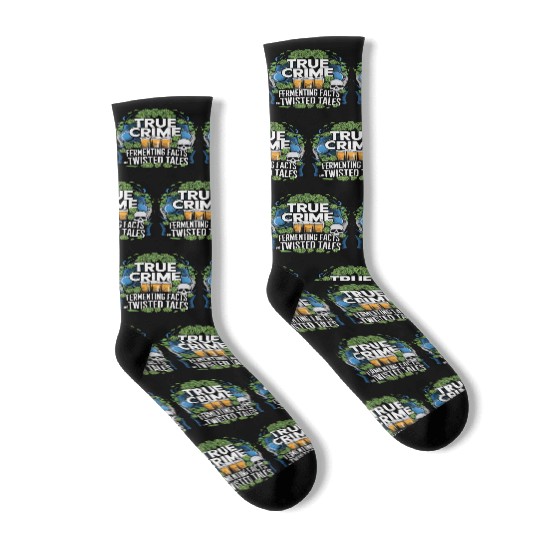 Craft Beer Brewing & True Crime Twisted Tales Socks