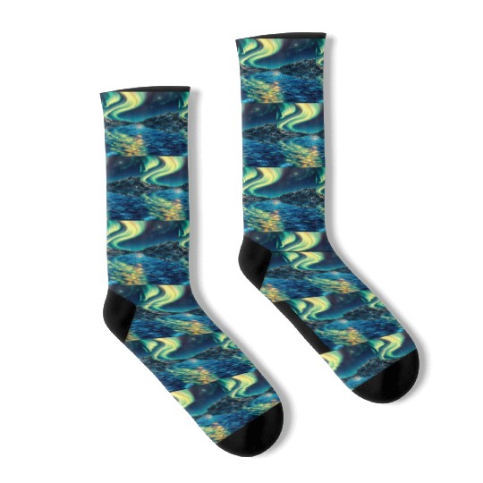 Crystal Lake of Aurora Socks