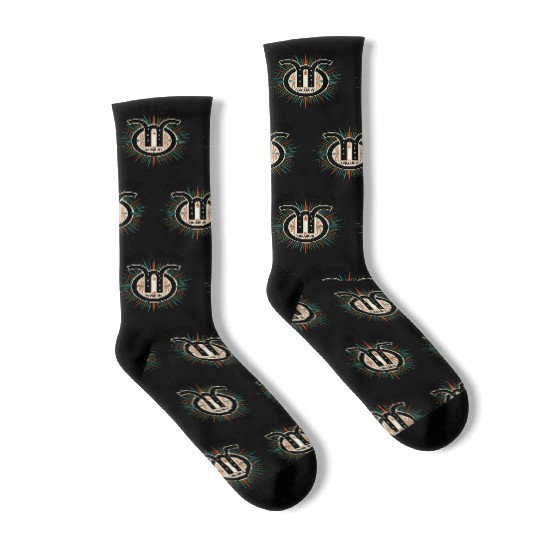 Dope black Aquarius, Zodiac Gift Socks
