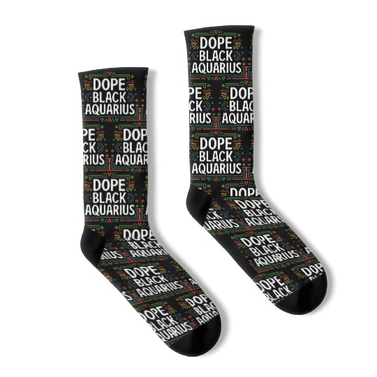 DOPE BLACK AQUARIUS Socks