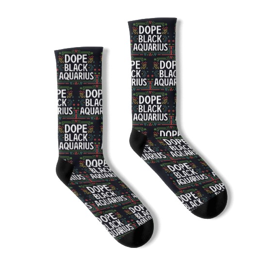 DOPE BLACK AQUARIUS Socks