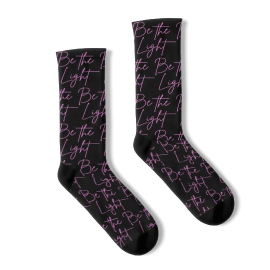 Be the light mindfulness Socks