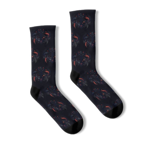 Pirate Love: Romantic Skull & Crossbones Socks