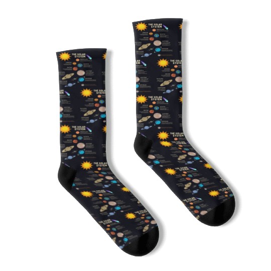 The Solar System Planets Socks