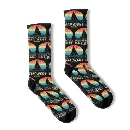 Florida TROPICAL PARADISE KEY-WEST COAST Socks