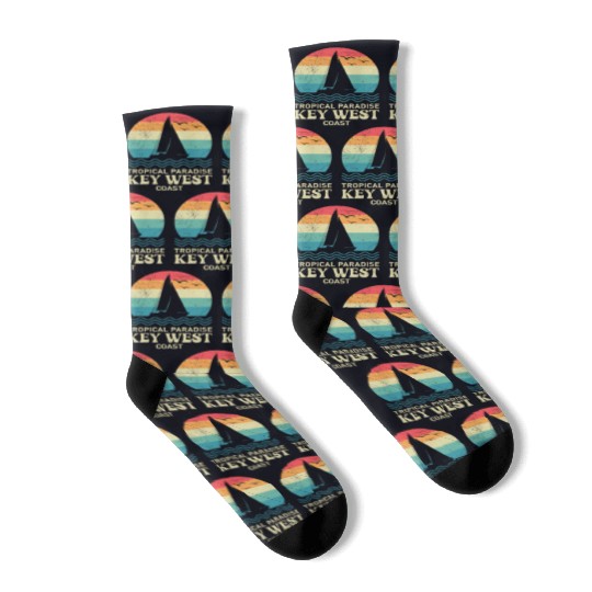 Florida TROPICAL PARADISE KEY-WEST COAST Socks