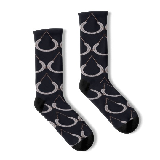 Horseshoe to bring you good luck Socks