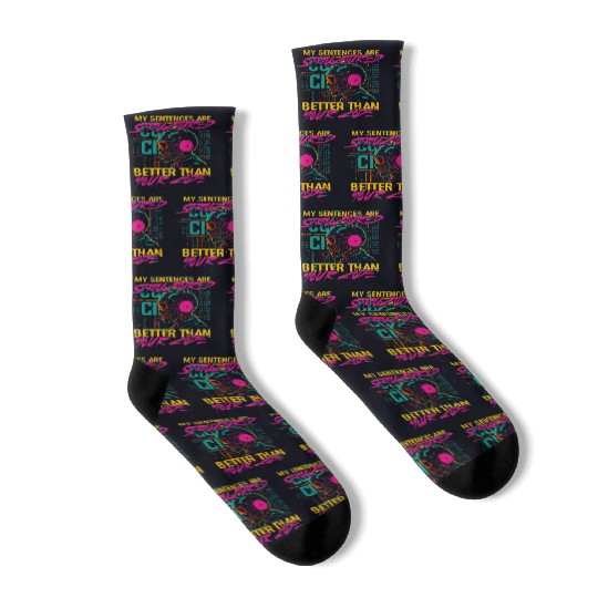 Computer Linguist Socks