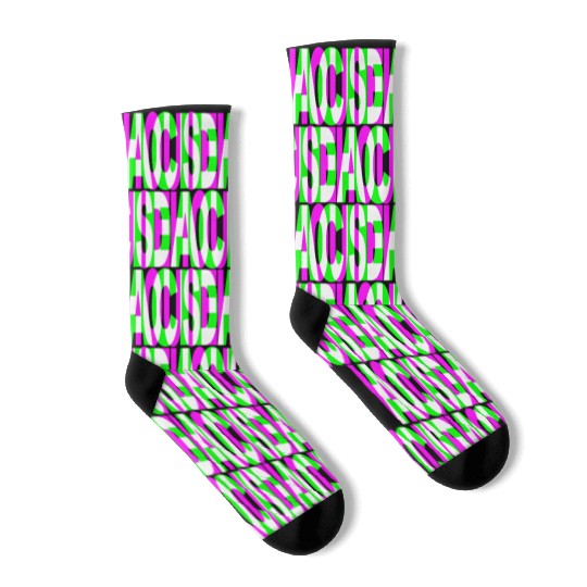 Acid House Techno Raver Socks