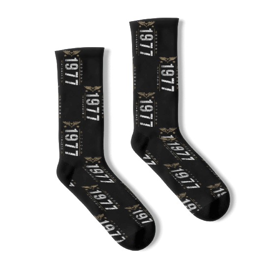 Limited Edition 1977 Strength and Honor Birthday Socks