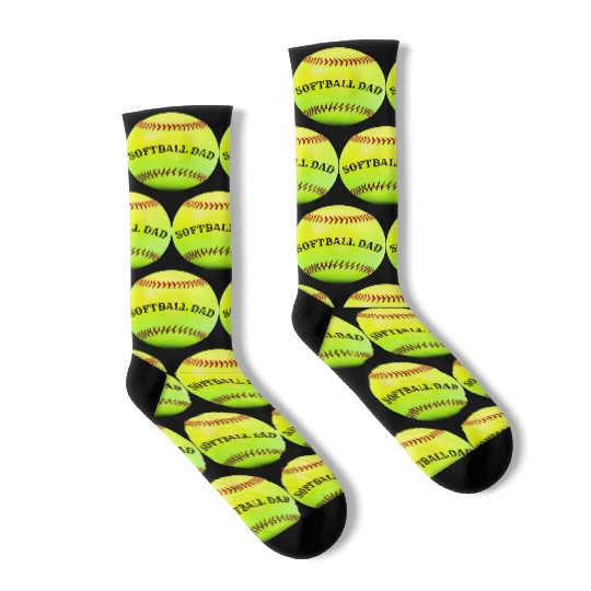 Softball Dad Socks