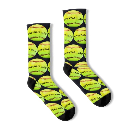 Softball Dad Socks
