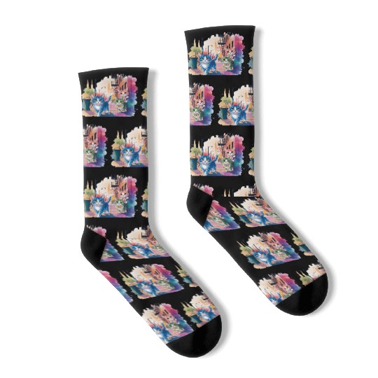 Urban Cat Friends Socks