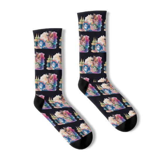 Urban Cat Friends Socks