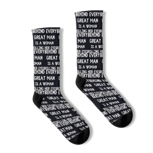 Funny Sarcastic Husband Wife Quote Socks