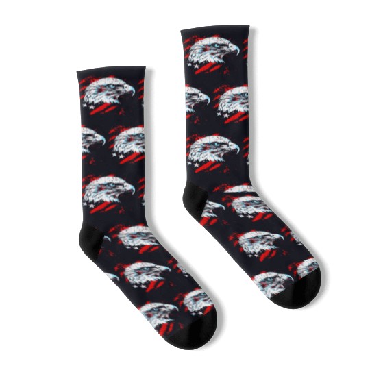 Symbol of America - American Bald Eagle Socks